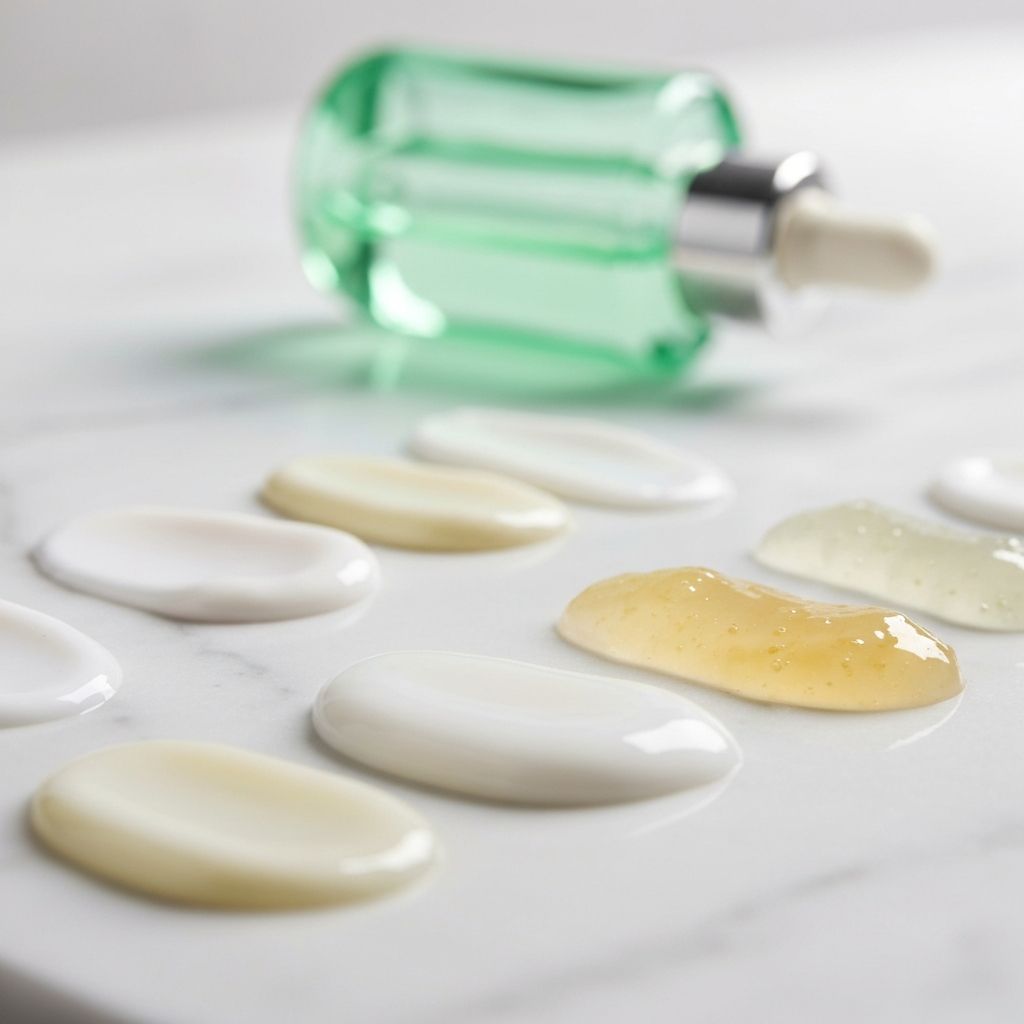 Texturas de productos hidratantes